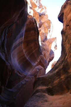 Iconic Antelope Canyon is a slot canyon in the American Southwest on Navajo land in Arizona. Antelope Canyon was formed by the erosion of Navajo Sandstone due to flash flooding from rainwater.