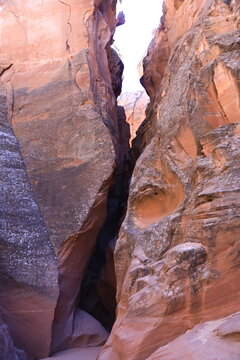 The famous Antelope Canyon is a slot canyon in the American Southwest on Navajo land in Arizona. Antelope Canyon was formed by the erosion of Navajo Sandstone due to flash flooding from rainwater.