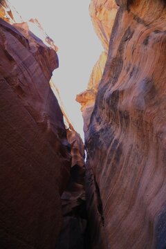 The popular Antelope Canyon is a slot canyon in the American Southwest on Navajo land in Arizona. Antelope Canyon was formed by the erosion of Navajo Sandstone due to flash flooding from rainwater.v