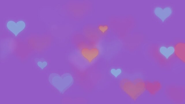 Amethyst 9966CC Hex Code - Hearts fly and twinkle. Templates for creating ads. Sale for Valentine's Day holiday. infinite looping background abstract glow particles animation motion graphics template