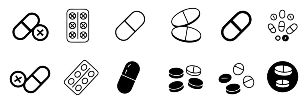 Drug Icons For Powerpoint