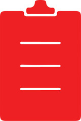 Fototapeta premium Clipboard Icon simple icon. Vector ICON all icon Viktor. 