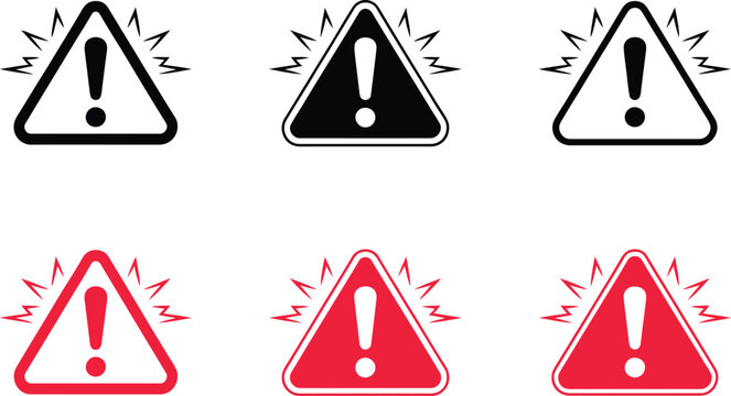 Explosion warning sign icon vector illustration representing danger hazard alert symbol for safety warning and emergency communication design