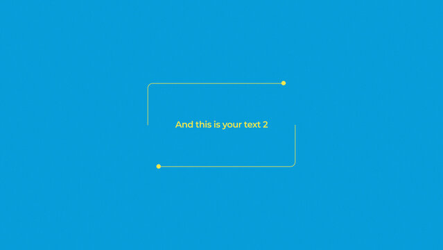 Minimal Promo Typography with Creative Line Art Animation