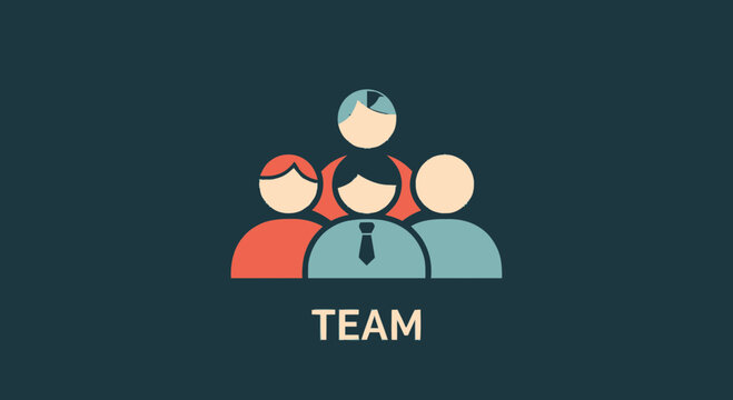 Group of business people standing together.