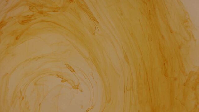 Iodine dispersion in water forming smooth gradients and abstract fluid structures