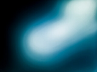 Fototapeta premium Abstract light background gradient blurry soft smooth motion bright shine image of blue, Black, White, Turquoise, Teal colors gradient used as an illustration. Designing posters or advertisements