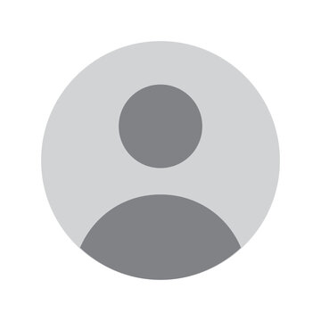 User Profile Icons with Online and Offline Status &ndash; Gray Avatar Silhouettes and Status Dots