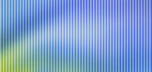 Obraz premium Abstract vertical line pattern with blue and green gradient, modern textured background with rhythmic parallel stripes, soft blurred geometric wallpaper for digital marketing and web design