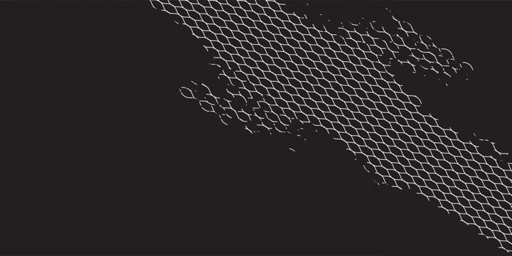 Mesh texture for fishing nets. Seamless pattern for sportswear or soccer goal, volleyball net, basketball hoop, hockey, athletics. vektor