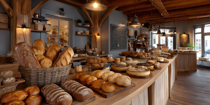Artisan Bakery Display
