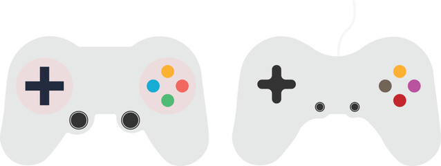 Gaming gamepad icons, play station, game controller icon. Videogame icons set. video game controller or gamepad flat icon for apps. GamePad logo  © MDneamul