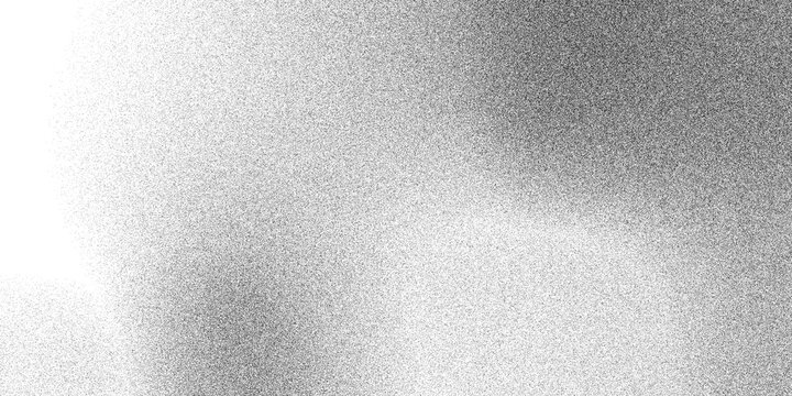 Abstract silver foil background with metal mirror texture. Retro spray grit and charcoal ink form abstract dot work design. Stippled grain halftone overlay and Rough grunge sand dots backdrop Gritty d