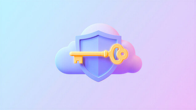 A blue plastic baby pacifier and dummy icon with a ring handle is isolated as a child object on a white background World Password Day