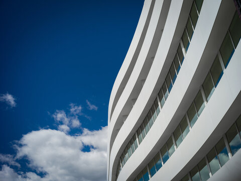 Wroclaw, Poland, 24th April 2026, OVO Wroc_aw leisure and appartment building development 