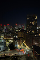 Fototapeta premium The City Of Manchester At Night