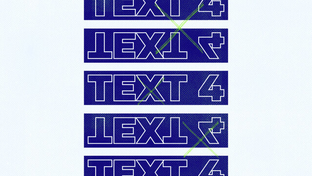Stomp Grunge Style Text Intro with Industrial Halftone Textures