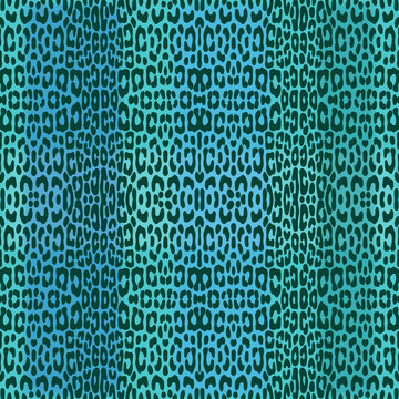 Seamless leopard geometric decorative pattern