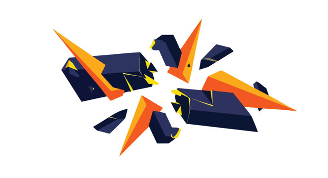 Dynamic market disruption and innovative brand strategy concept for modern B2B creative agencies