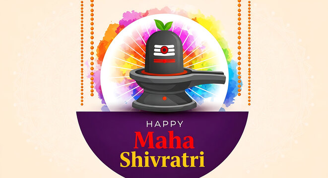 Shiva lingam maha shivratri symbol