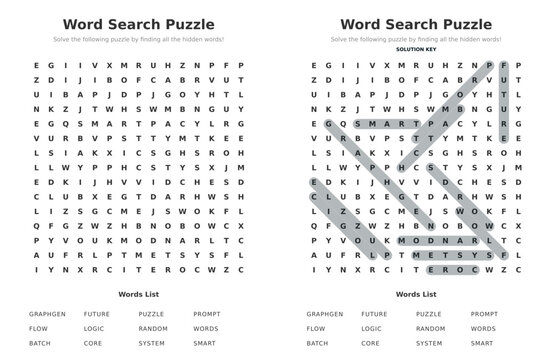 Skill-Building Graduation Word Search Challenge - ZZI