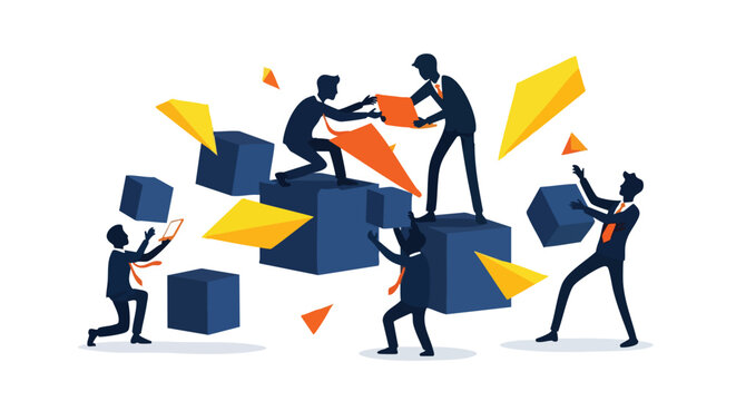 Agile Cross-Functional Team Collaborating on Scalable Enterprise Software and Digital Infrastructure Solutions