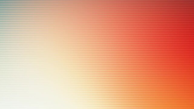 Abstract motion background with soft horizontal lines and dynamic red and orange gradient color transitions
