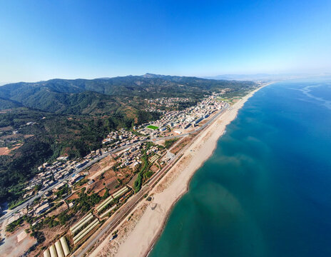 algeria, village, mediterranean sea, africa, north africa, algiers, aerial africa, algeria village, algerian, african village, algeria tourism, aerial, arab, road, arabic, jijel, morning, african.