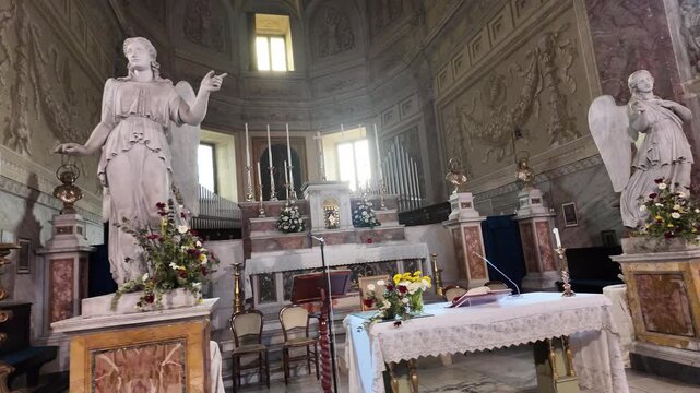 High Altar Of San Pietro In Montorio Church Rome