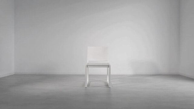 white chair in a room