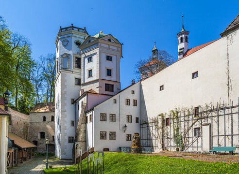 Historische Wassert&uuml;rme am Roten Tor, Weltkulturerbe, Wasserwerk am Roten Tor, Augsburgs Wasserwirtschaft, Augsburg, Schwaben, Bayern, Deutschland, Europa