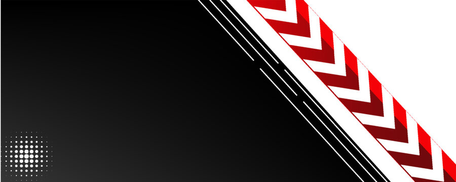 Red white abstract background overlap layer on bright space with diagonal lines effect decoration. Modern graphic design element cutout style concept for web banner, flyer, card, or brochure cover