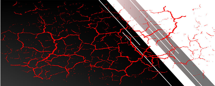 Red white abstract background overlap layer on bright space with diagonal lines effect decoration. Modern graphic design element cutout style concept for web banner, flyer, card, or brochure cover