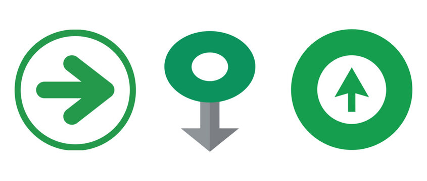 AR Indoor Navigation Icons for Smart Wayfinding UI Systems 2026
