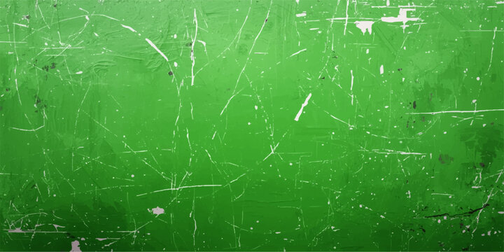 Seamless green grass texture background with a vintage grunge design element and decorative paper art style for a textured vector illustration wallpaper backdrop