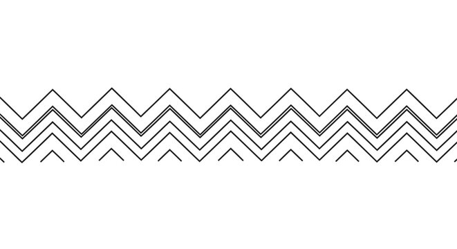 Seamless Chevron Pattern, Zigzag Lines, Geometric Background, Black and White