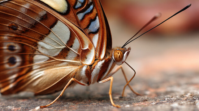 Butterfly taste with their feet. 