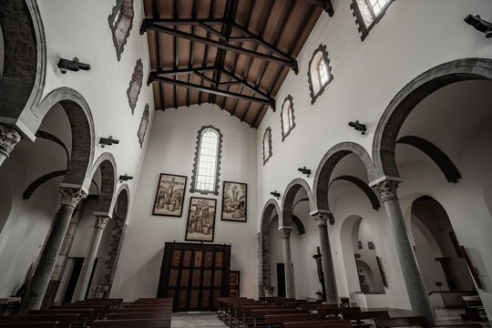Teano, Italy. The Cathedral of San Clemente. 0326V.2