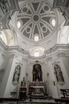 Teano, Italy. The Cathedral of San Clemente. 0326V.2
