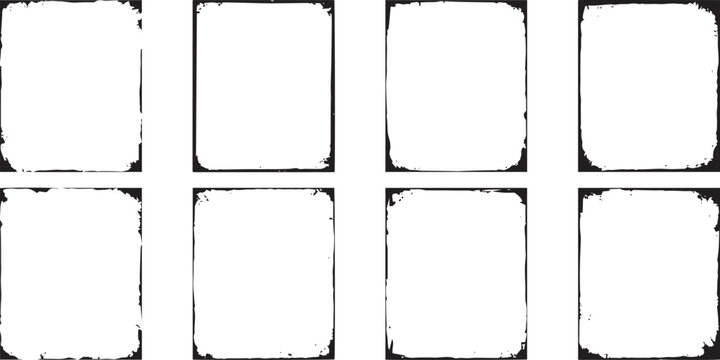 Blank Canvas Array: A grid of blank rectangles awaits, offering a minimalist background for creative concepts, ideas, or adding visual texture