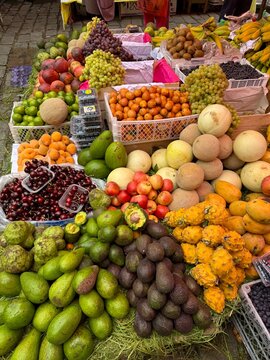 Mercatino della frutta in Bolivia 
