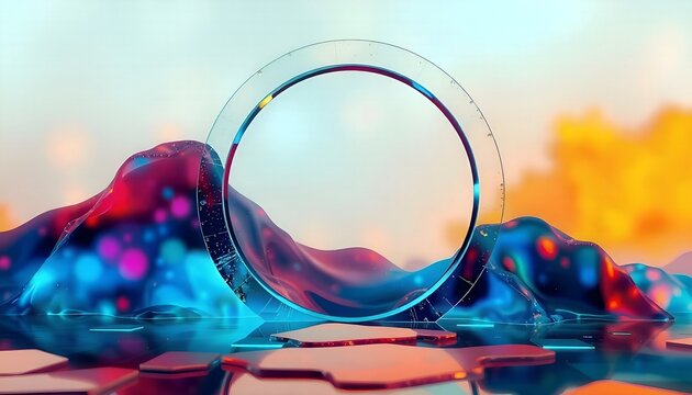 glass of water abstract background simbol 