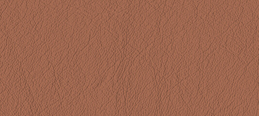 Fototapeta premium Terracotta brown leather texture with fine grain pattern creates warm organic background for fashion accessories home decor upholstery and craft items providing high quality synthetic material feel.