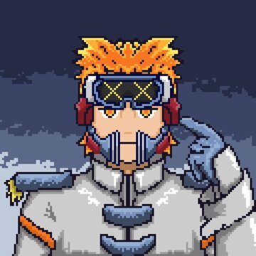 Future warrior and glasses