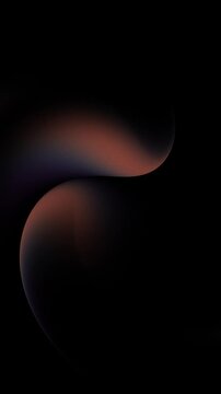 Cosmic abstraction in ultra-sharp 4K vertical resolution, orange glow in the dark