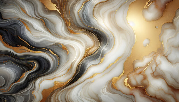 Luxury marble texture with gold veins elegant abstract background fluid ink pattern premium design for branding decoration high resolution backdrop