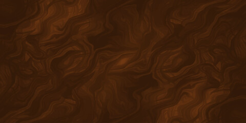 A soft brown leather and wood texture background featuring a pink silk fabric pattern with flowing chocolate satin waves and a liquid smoke illustration design © Lily