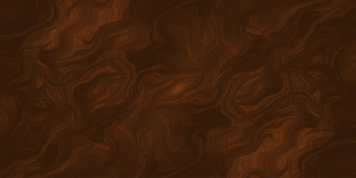 A soft brown leather and wood texture background featuring a pink silk fabric pattern with flowing chocolate satin waves and a liquid smoke illustration design
