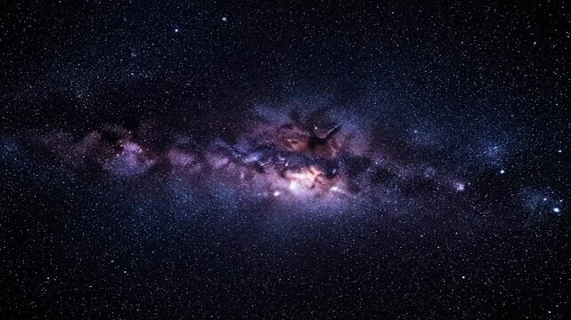 Cosmic vista displaying the vibrant stars, galaxy and nebula in space