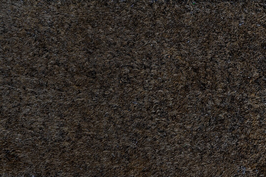 coir texture, grunge fibre surface, dark brown natural coir. 
